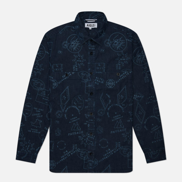Мужская рубашка Aigle Denim All Over Print