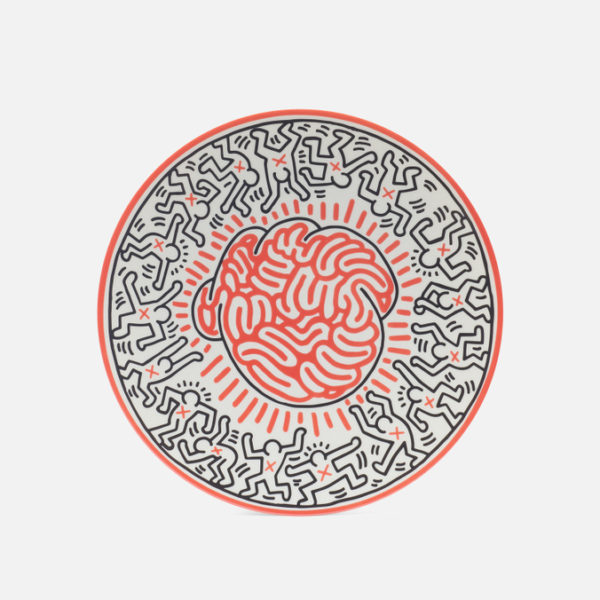Тарелка Ligne Blanche Keith Haring Brain Medium