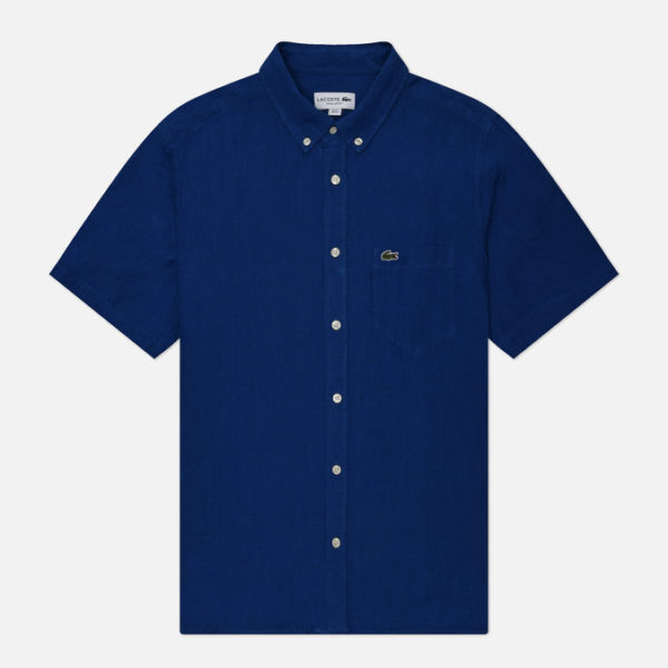 Мужская рубашка Lacoste Regular Fit Button-Up Collar Linen