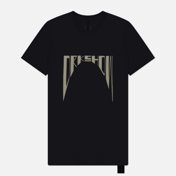 Мужская футболка Rick Owens DRKSHDW Porterville Level Curved Logo Print