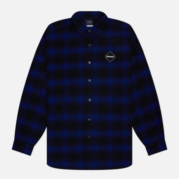 Мужская рубашка F.C. Real Bristol Big Logo Baggy Flannel