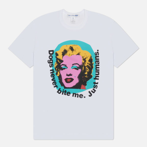 Мужская футболка Comme des Garcons SHIRT x Andy Warhol Marilyn Monroe