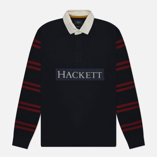 Мужской лонгслив Hackett Heritage Stripe Rugby