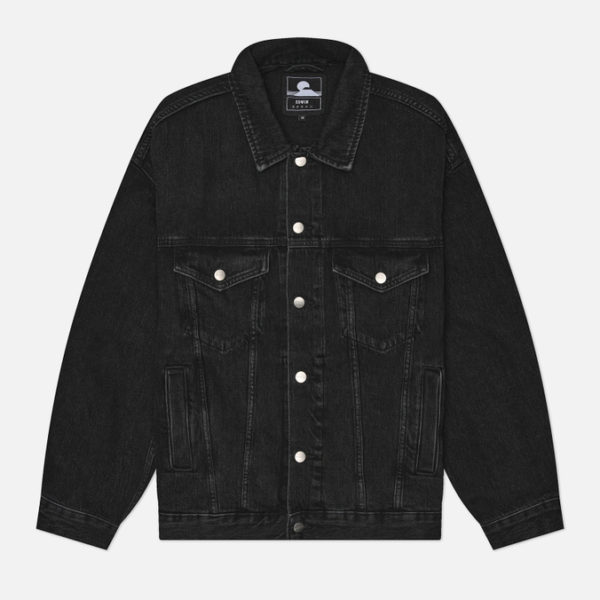 Мужская джинсовая куртка Edwin EU-Trucker Pembroke Black Denim 13.56 Oz