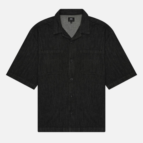 Мужская рубашка Edwin Arnaz Sketch Black Denim 10.32 Oz