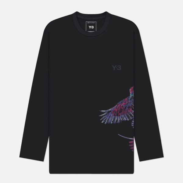 Мужской лонгслив Y-3 Graphic Ultraviolet Color