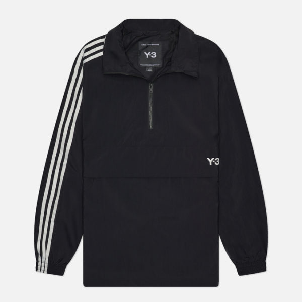 Мужская куртка анорак Y-3 3-Stripes Nylon Shell 1/2 Zip