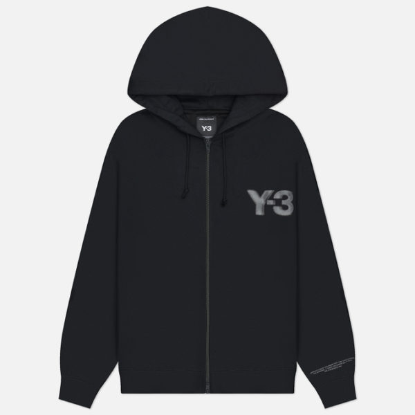 Мужская толстовка Y-3 Logo Zip Hoodie