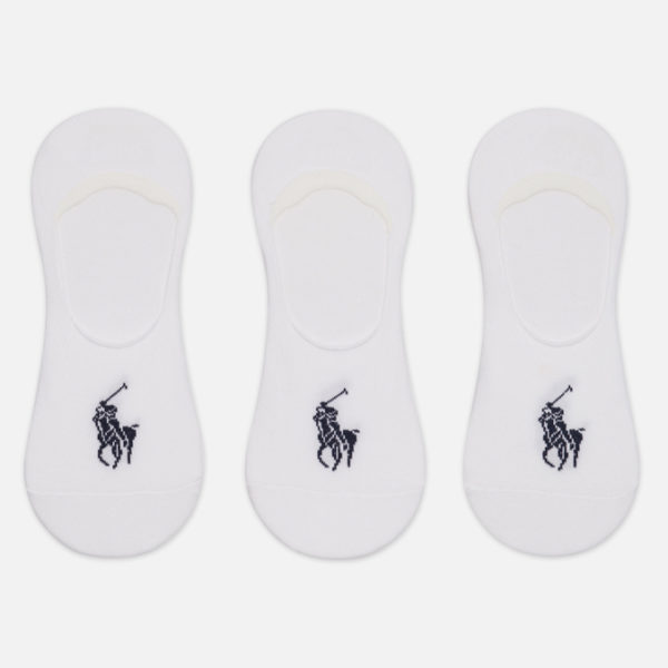 Комплект носков Polo Ralph Lauren No-Show Liner 3-Pack