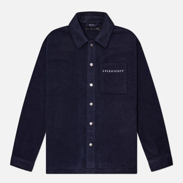 Мужская рубашка Lyle & Scott Embroidered Fleece Overshirt