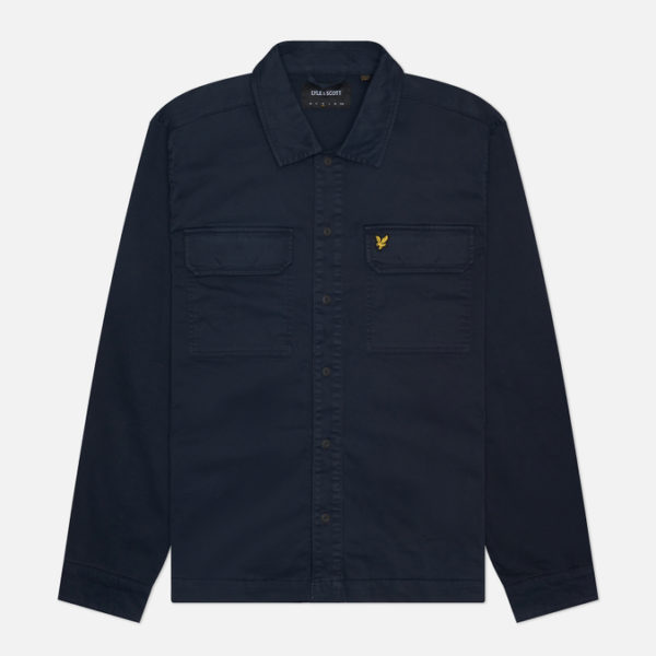 Мужская рубашка Lyle & Scott Garment Dyed Overshirt