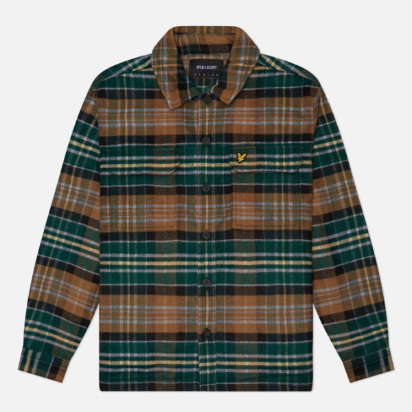 Мужская рубашка Lyle & Scott Check Flannel Overshirt
