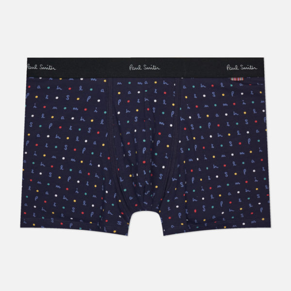 Мужские трусы Paul Smith Trunk Long Polka Logo