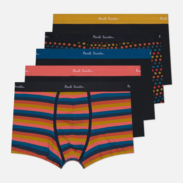 Комплект мужских трусов Paul Smith Artist Stripe Boxer 5-Pack