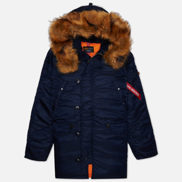 Мужская куртка парка Alpha Industries N-3B Slim Fit