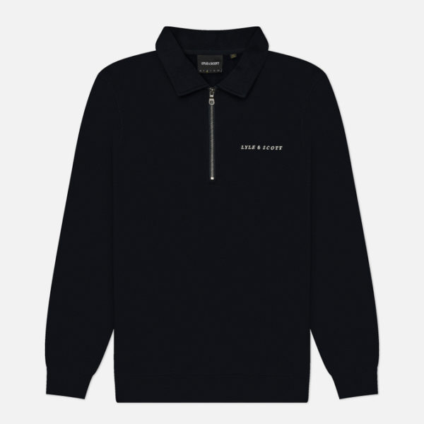 Мужская толстовка Lyle & Scott Embroidered Collared Quarter Zip