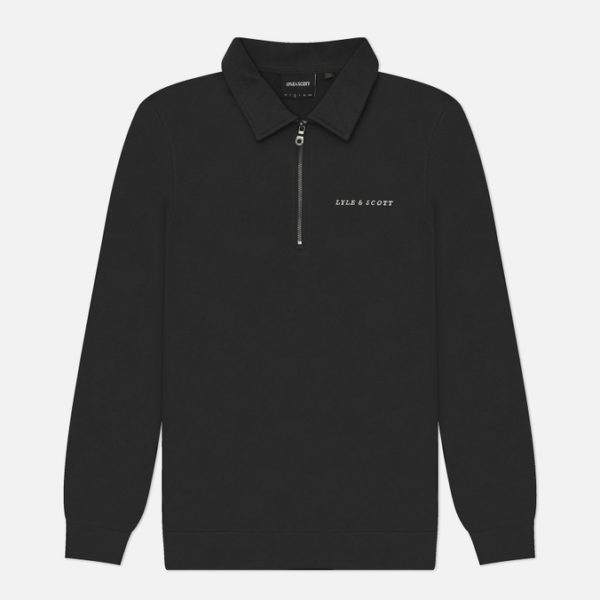 Мужская толстовка Lyle & Scott Embroidered Collared Quarter Zip