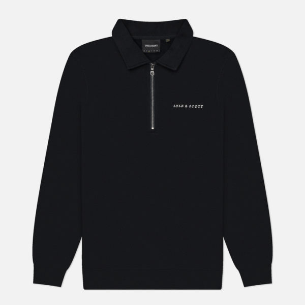 Мужская толстовка Lyle & Scott Embroidered Collared Quarter Zip
