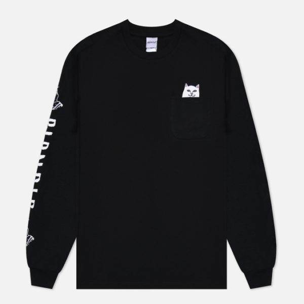 Мужской лонгслив RIPNDIP Lord Nermal Pocket