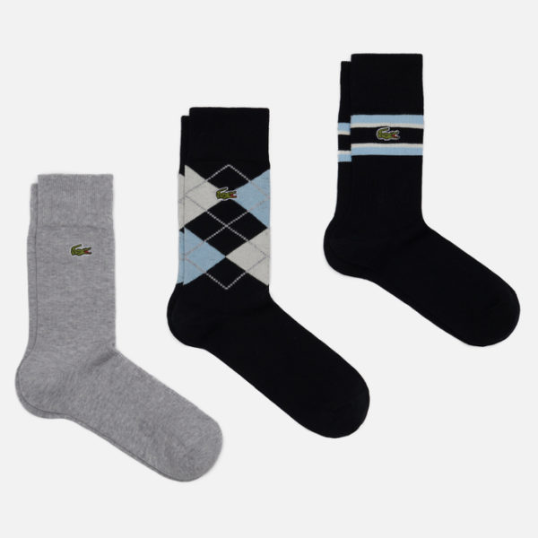 Комплект носков Lacoste 3-Pack Cotton Gift Set