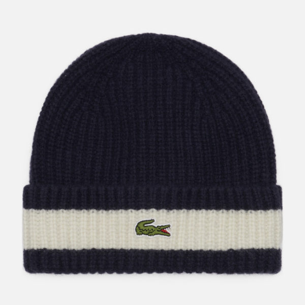 Шапка Lacoste Rib Knit Carded Wool