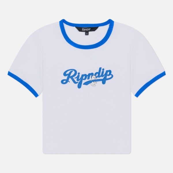 Женская футболка RIPNDIP Los Ripndip Cropped Ringer