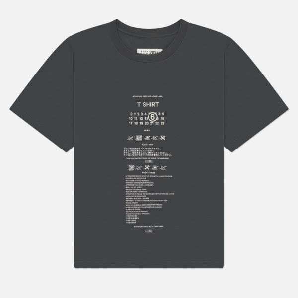 Женская футболка Maison Margiela MM6 Care Label Print