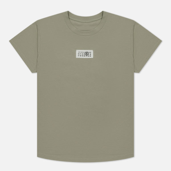 Женская футболка Maison Margiela MM6 Birka Logo Numbers