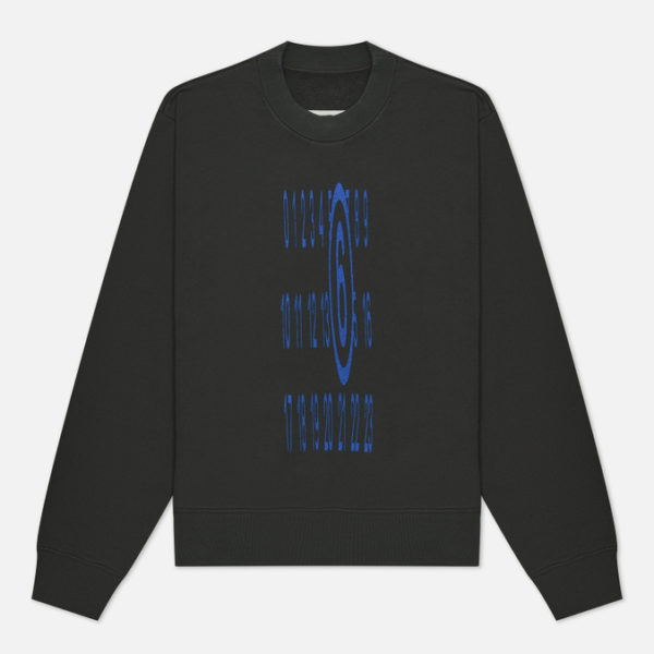 Женская толстовка Maison Margiela MM6 Elongated Numeric Printed