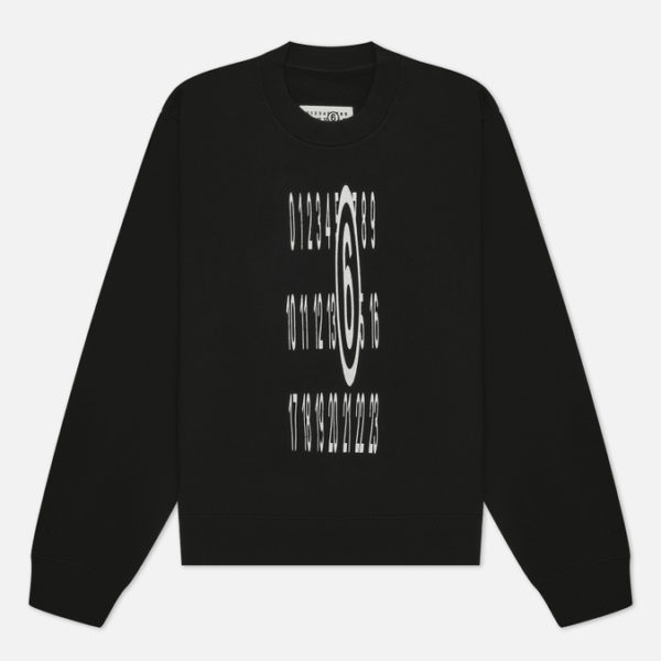 Женская толстовка Maison Margiela MM6 Elongated Numeric Printed