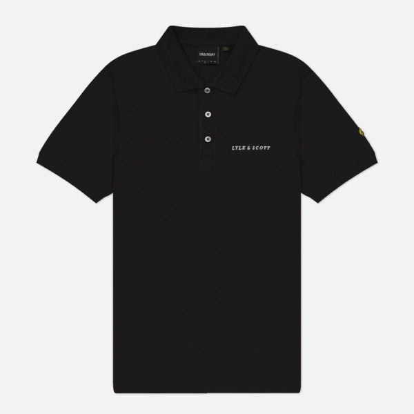 Мужское поло Lyle & Scott Embroidered Script Logo Regular Fit
