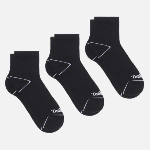 Комплект носков Timberland 3-Pack Bowden Quarter