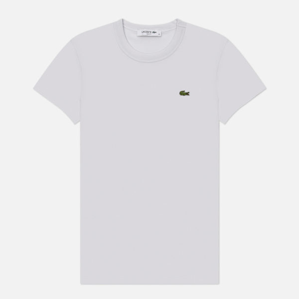 Женская футболка Lacoste Slim Fit Embroidered Crocodile