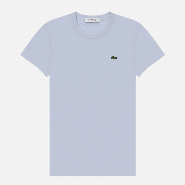 Женская футболка Lacoste Slim Fit Embroidered Crocodile
