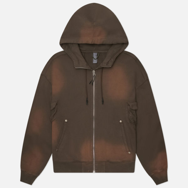 Мужская толстовка UNAFFECTED Overdyed 4P Hoodie Zip Up