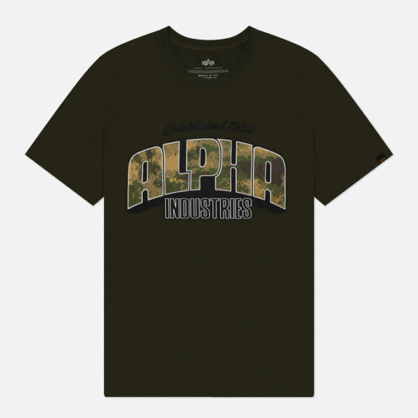 Мужская футболка Alpha Industries Camo Logo