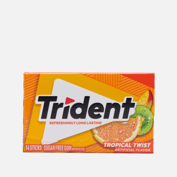 Жевательная резинка Bubble Gum Tropical Twist 14 Sticks